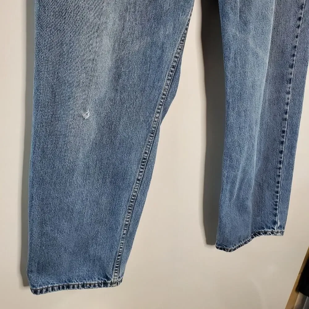 VINTAGE Levi's 550 Relaxed Fit Jeans 36x30 Denim Med Wash Straight Leg